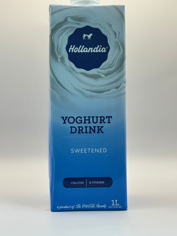 Hollandia Yoghurt (Sweetened) – Creamy, Probiotic-Rich Sweetened Yogurt Drink – 1 L