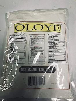 Oloye Fermented Cornflour Pap – Traditional Ogi/Akamu/Koko for Breakfast, 1lb