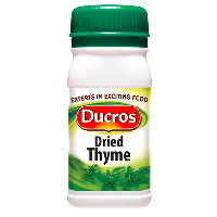 Ducros Dried Thyme Aromatic Herb for Seasoning & Cooking – 10g Jar
