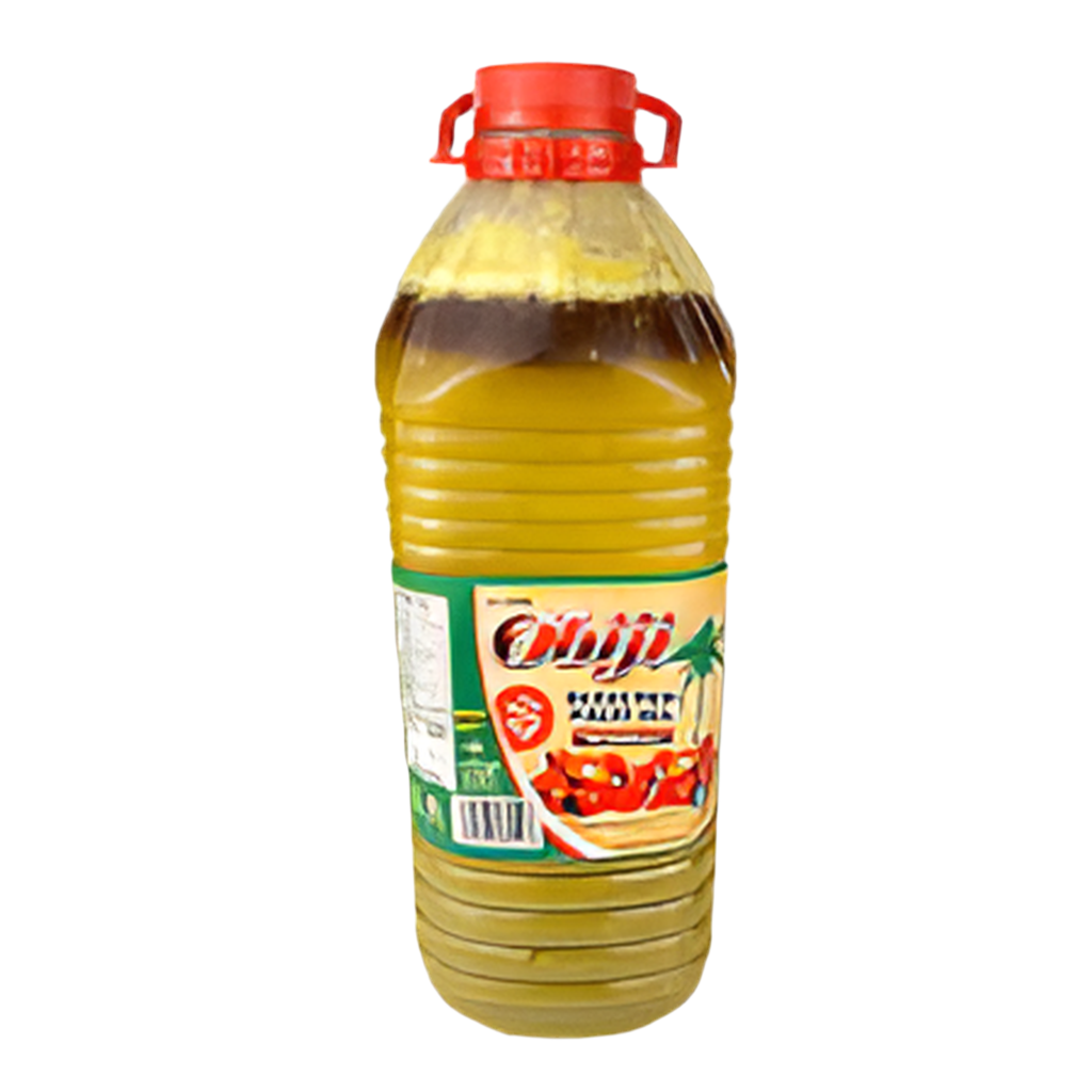 Obiji Bleached Palm Oil Ready-to-Use Red Oil for Traditional Cooking – 3L Bottle
