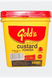 Gold's Custard Powder Smooth Vanilla-Flavored Dessert Mix – 2kg Tub