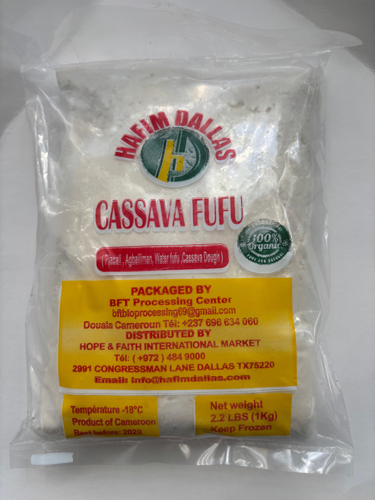 Hafim Dallas Cassava Fufu