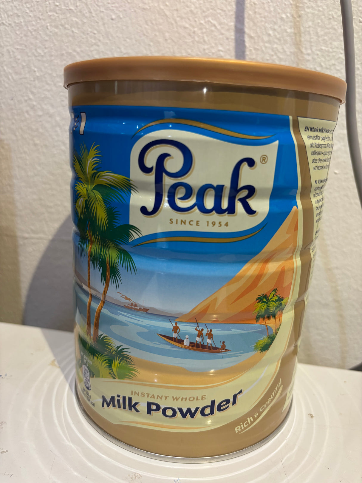 Peak Instant Whole Milk Powder Rich & Creamy Dairy Nutrition – 2500g Tin