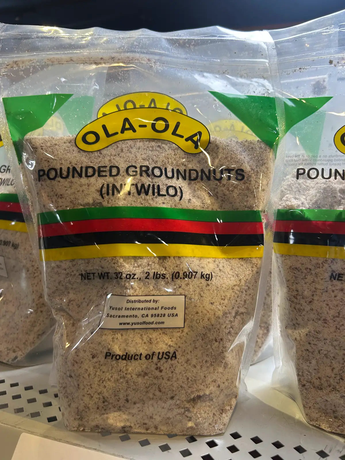 Ola Ola Grounded Groundnut (Intwilo) – Roasted and Ground Peanuts for Cooking & Snacks – 2lb