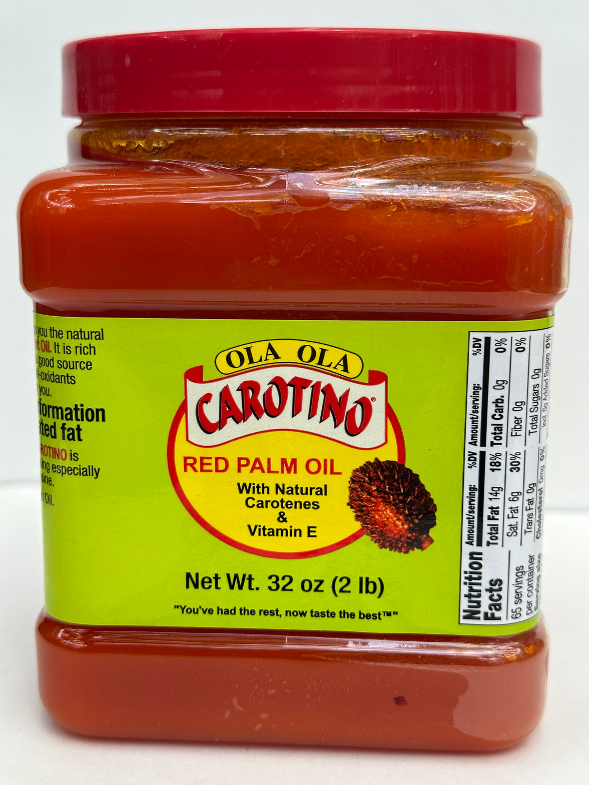 Ola Ola Carotino Red Palm Oil – Nutrient‑Rich Cooking Oil Packed with Natural Carotenes & Vitamin E – 32 oz (946 ml)