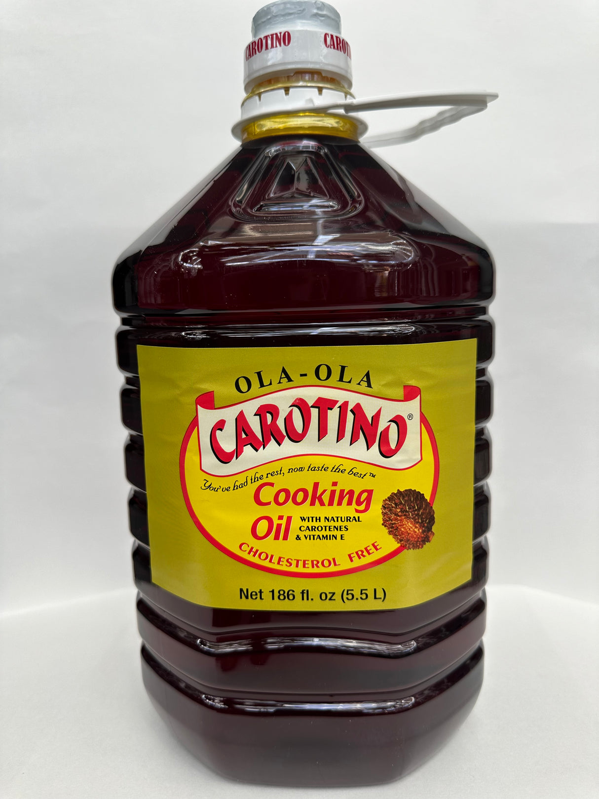 Ola Ola Carotino Cooking Oil Cholesterol-Free Red Palm & Canola Blend – 5.5L Bottle