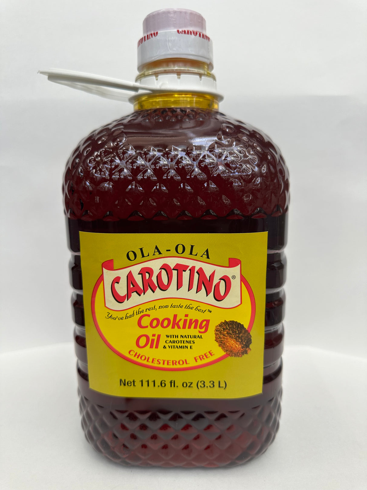 Ola Ola Carotino Cooking Oil Cholesterol-Free Red Palm & Canola Blend – 3.3L Bottle