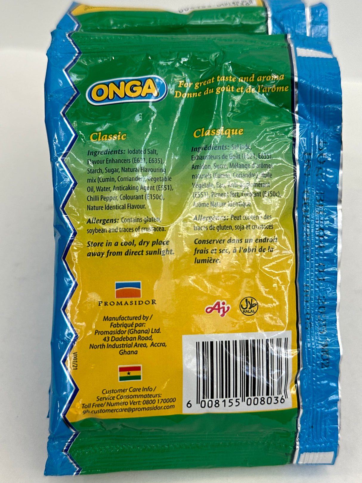 Onga Classic – Savory All-Purpose Seasoning for Enhancing Soups, Stews & Sauces