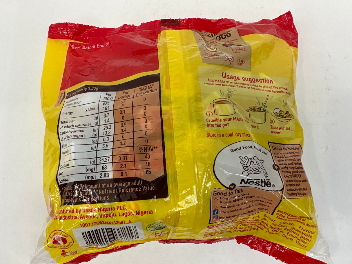 Star Maggi seasoning Cubes - Instant Flavor Boost for Your Favorite Dishes