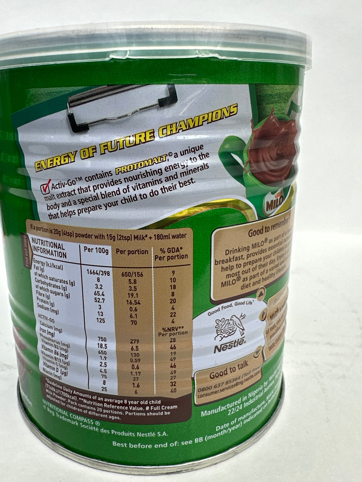 Nestlé Milo – Malted Chocolate Beverage Powder