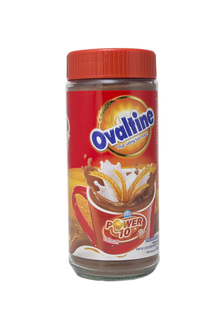 Ovaltine Malted Drink Mix – Nutritious Energy Beverage Powder (400g, 800g, 1200g Options)