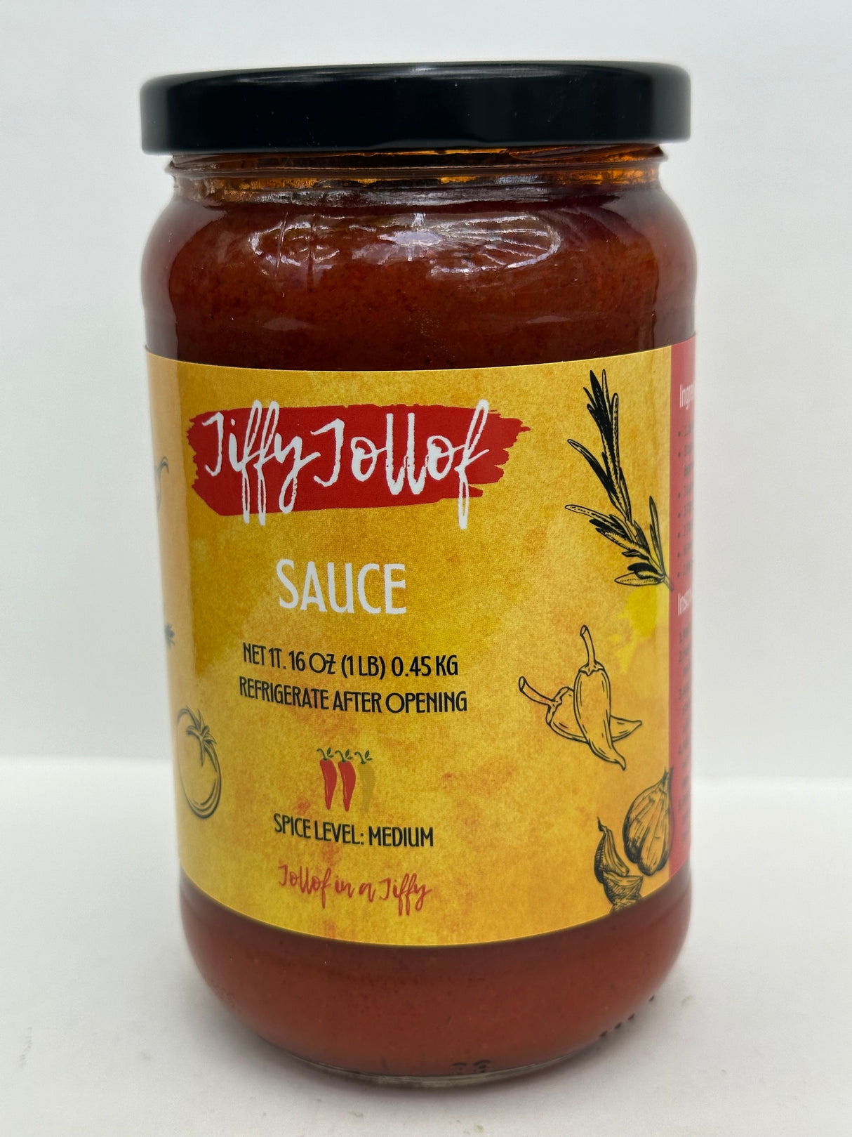 Jiffy Jollof Sauce – Savory, Ready-to-Use Blend for Flavorful Jollof Rice