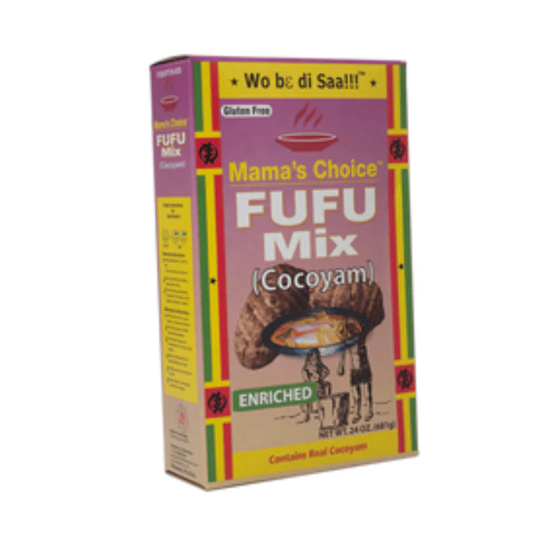 Mama's Choice Cocoyam Fufu – Traditional Cocoyam-Based Fufu Mix for Swallow