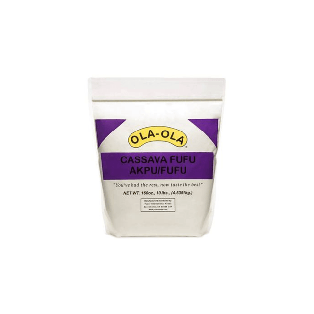 Ola Ola Cassava Flour (Akpu/Fufu) – Fermented, Smooth Swallow for Traditional African Meals