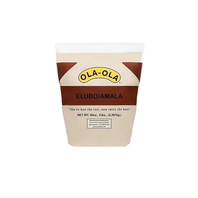 Ola Ola Elubo/Amala Flour – Smooth, Dark Yam Flour for Traditional Nigerian Swallow