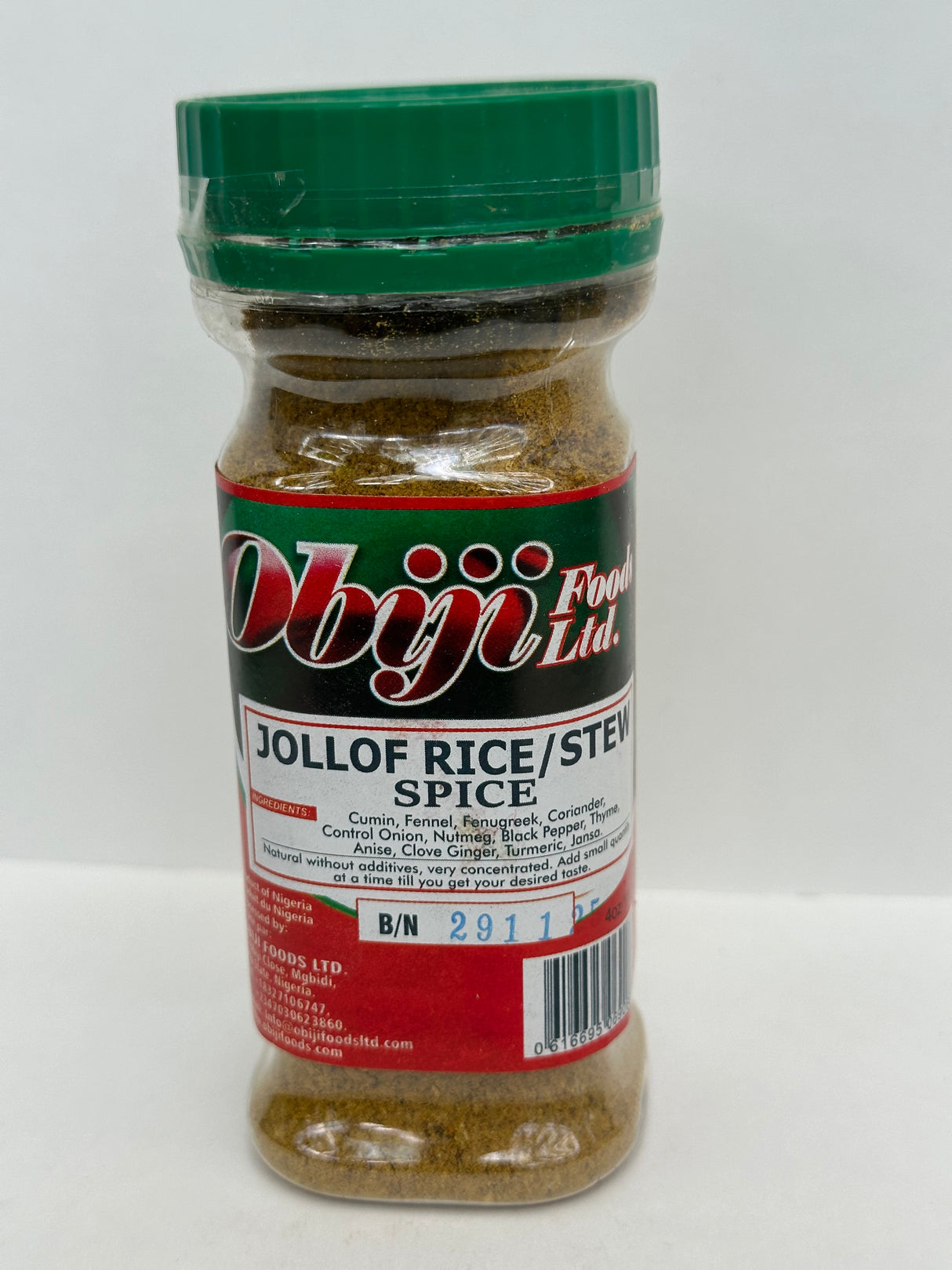 Obiji Jollof Spice – Authentic Blend for Vibrant, Flavorful Rice Dishes