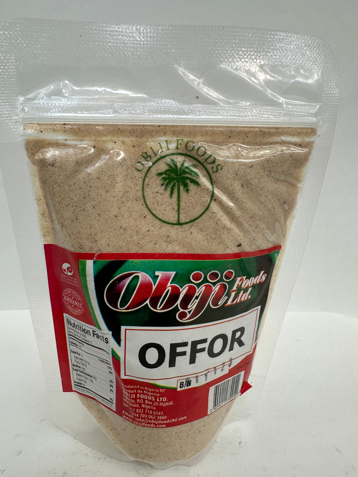 Obiji Offor – Spicy, Aromatic Ground Seasoning for Flavorful African Soups & Stews – 110 g Pack