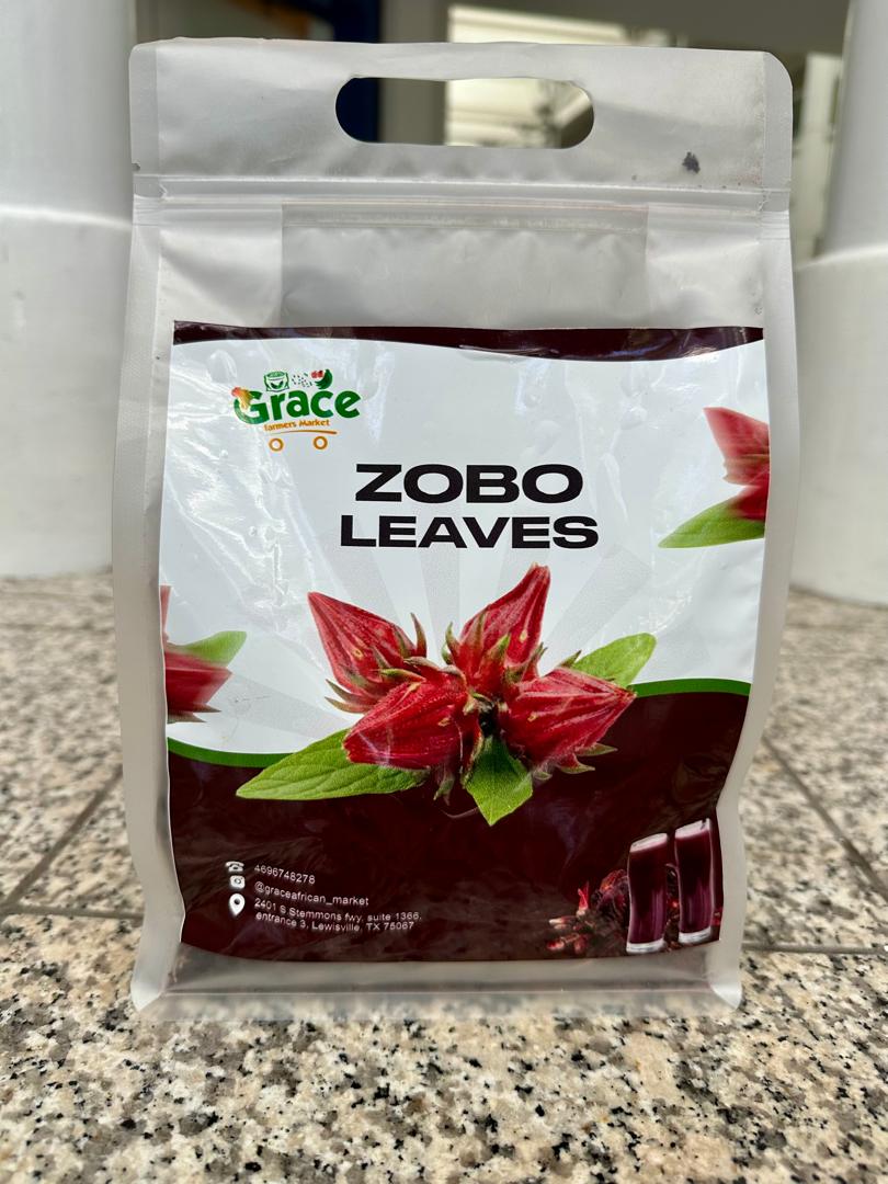 Dry Zobo Leaves (Hibiscus Flower) Naturally Dried for Refreshing Drinks – 1lb Pack