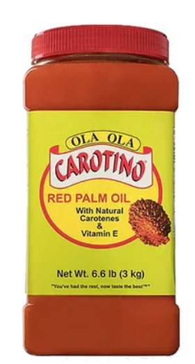 Ola Ola Carotino Red Palm Oil Nutrient-Rich & Cholesterol-Free Cooking Oil – 3kg Bottle