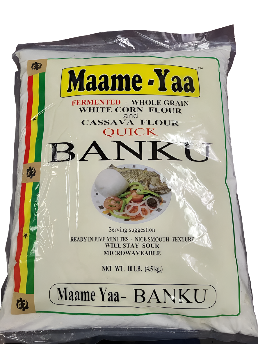 Maame Yaa Banku Flour – Fermented Corn & Cassava Blend for Authentic Ghanaian Dishes