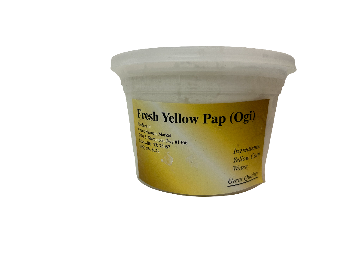 Fresh Yellow Ogi – Traditional Fermented Corn Pap for Breakfast