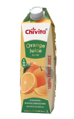 Chivita Real Orange Juice – 100% Pure, No Preservatives – 1 L