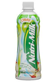 Cway Nutri-Milk Apple Drink – Creamy Fruit-Flavored Beverage Fortified with Vitamins – 500 ml