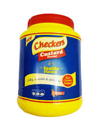 Checkers Custard Vanilla Flavor Instant Dessert Mix – Creamy & Smooth Powder (400g, 1kg, 2kg Options)