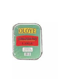 Oloye Moin-Moin Pan – Durable Non-Stick Aluminum Tray for Steamed Bean Cake – Small