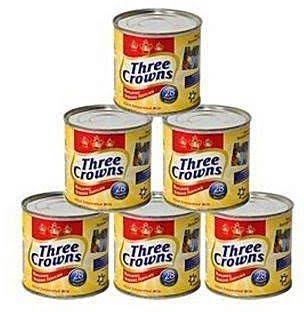 Three Crown Evaporated Milk – Rich & Creamy Dairy Milk, 150g