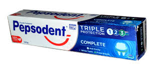 Pepsodent Triple Action Toothpaste - 140 g Tube