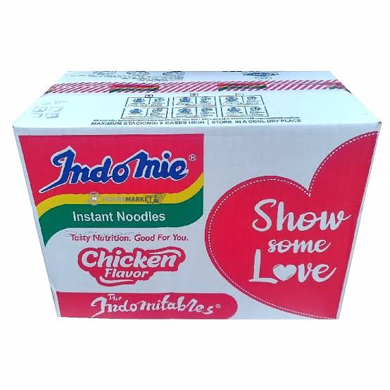 Indomie Instant Noodles – Savory Chicken Flavor for Quick, Tasty Meals – 1 Box