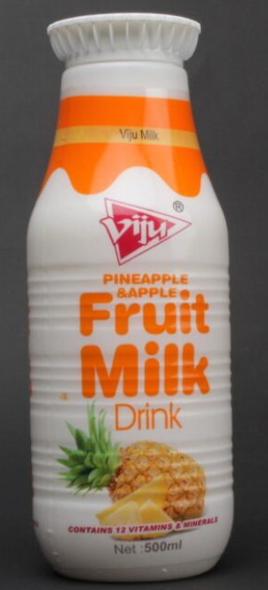 Viju Fruit Milk Pineapple & Apple Flavor - 500ml