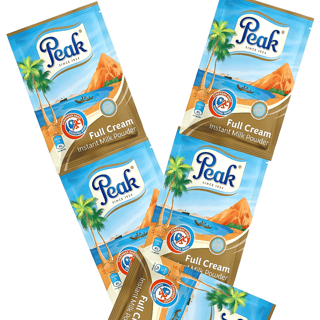 Peak Milk Sachets Convenient Single-Serve Powdered Milk – Pack of 10 x 10g
