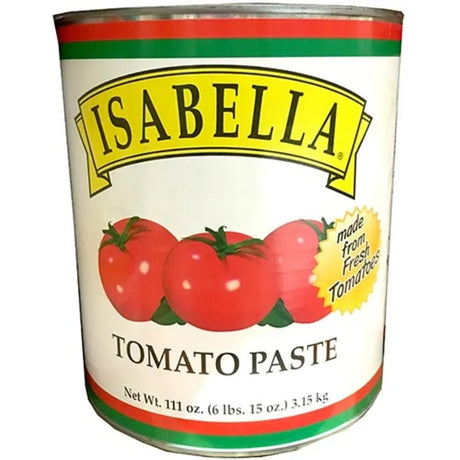 Isabella Tomato Paste – 111oz (6.94 lbs / 3.15kg) Can