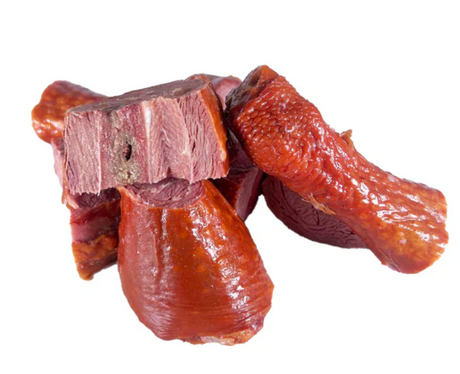 Smoked Turkey Drums Cut